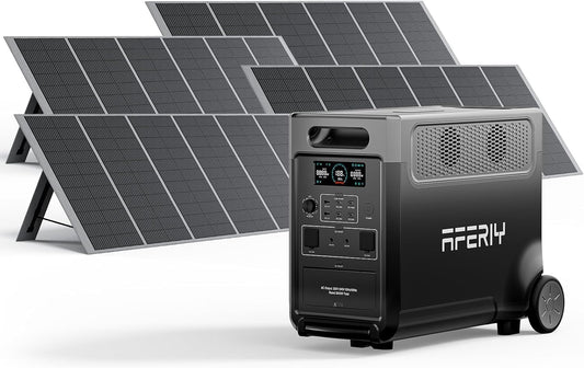 Generador Eléctrico Solar De 3600 W Con 4 Paneles Solares De 400 W