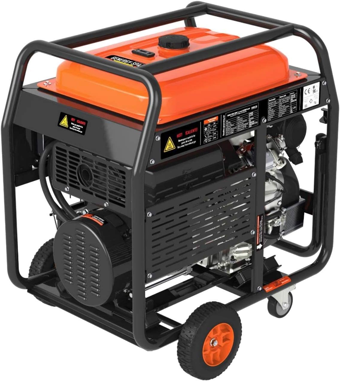 Generador de gasolina profesional SVR Iozard-S 15000 W, depósito de 50 L