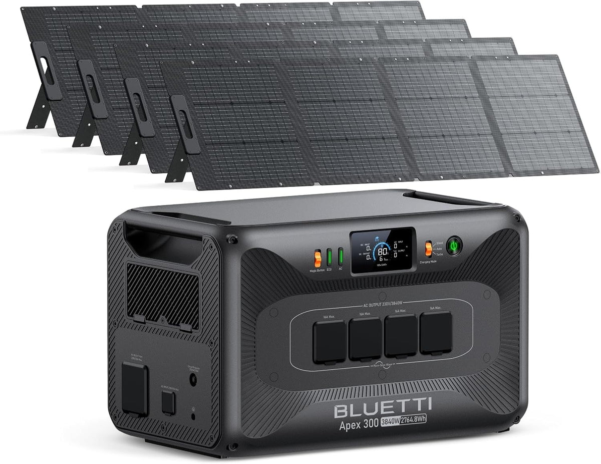 Generador Solar con 4 Panels Solares de 200W, 2764,8Wh Batería