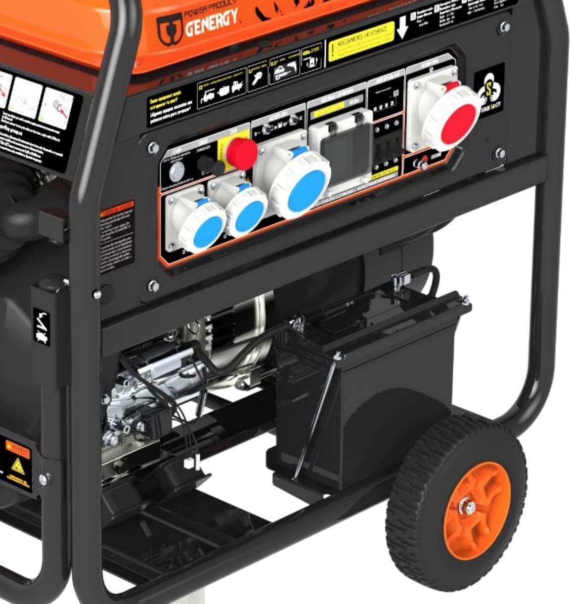 Generador de gasolina profesional SVR Iozard-S 15000 W, depósito de 50 L