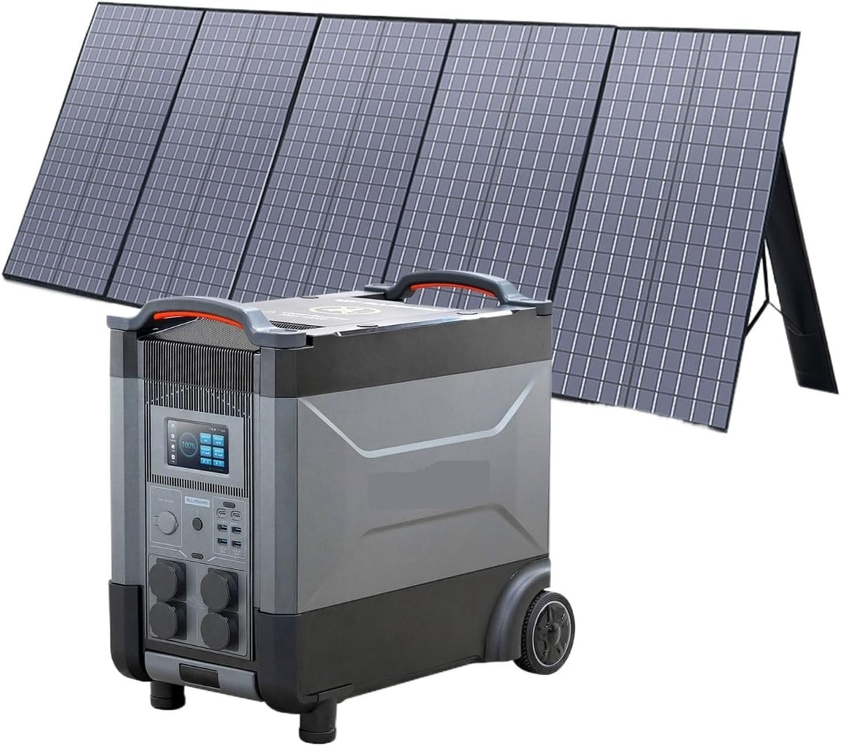 Generador Solar R4000 con Panel De 400 W, 4 Salidas CA 4000 (sobretensión 6000 W)